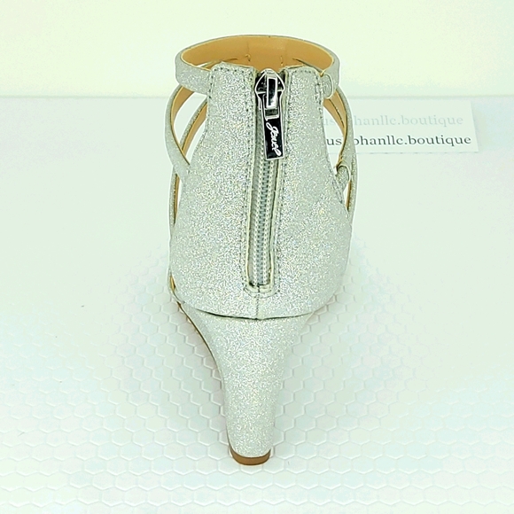 Jewel BADGLEY MISCHKA strapped wedge sandals - Picture 2 of 7